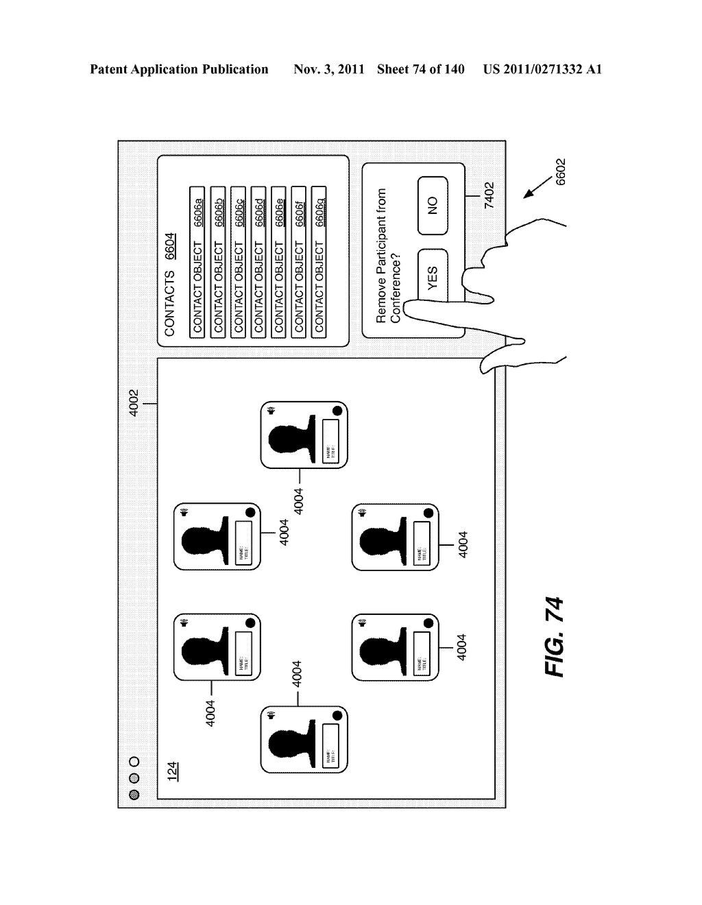 Participant Authentication via a Conference User Interface - diagram, schematic, and image 75