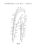 GARMENT WITH ENHANCED KNEE SUPPORT diagram and image