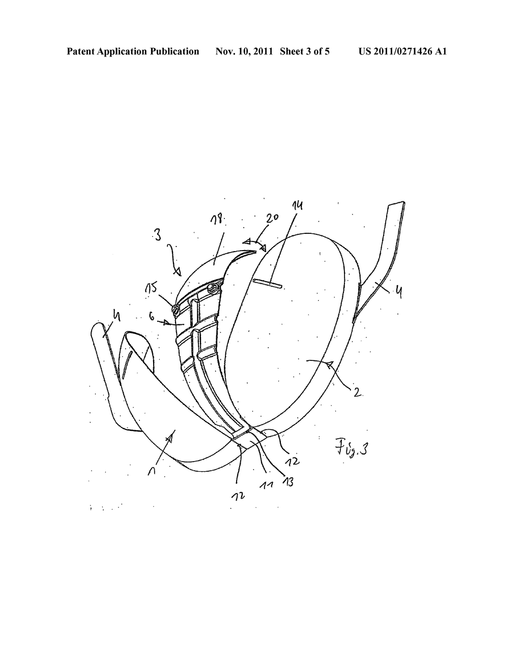 Industrial Impact Protection Helmet - diagram, schematic, and image 04