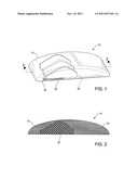 VACUUM PATIENT POSITIONING CUSHION WITH INTEGRATED RIGID OR SEMI-RIGID     POSITIONING ELEMENT diagram and image