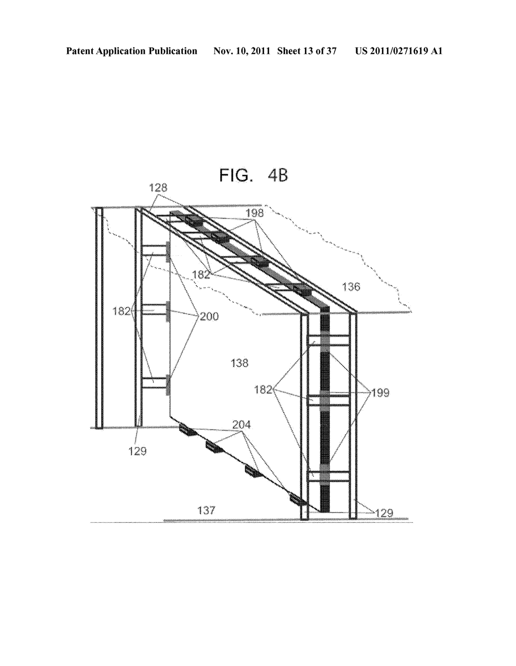 WALL ATTACHMENT SYSTEM COMPRISED OF A WOOD FASTENER AND METHOD INVOLVING     SUSPENSION - diagram, schematic, and image 14