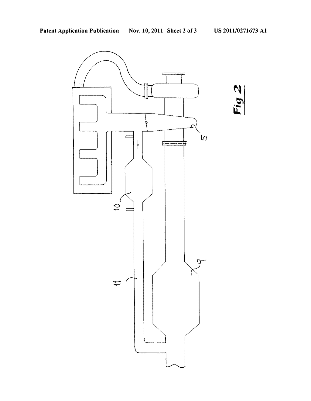 EXHAUST SYSTEM FOR A COMBUSTION ENGINE - diagram, schematic, and image 03