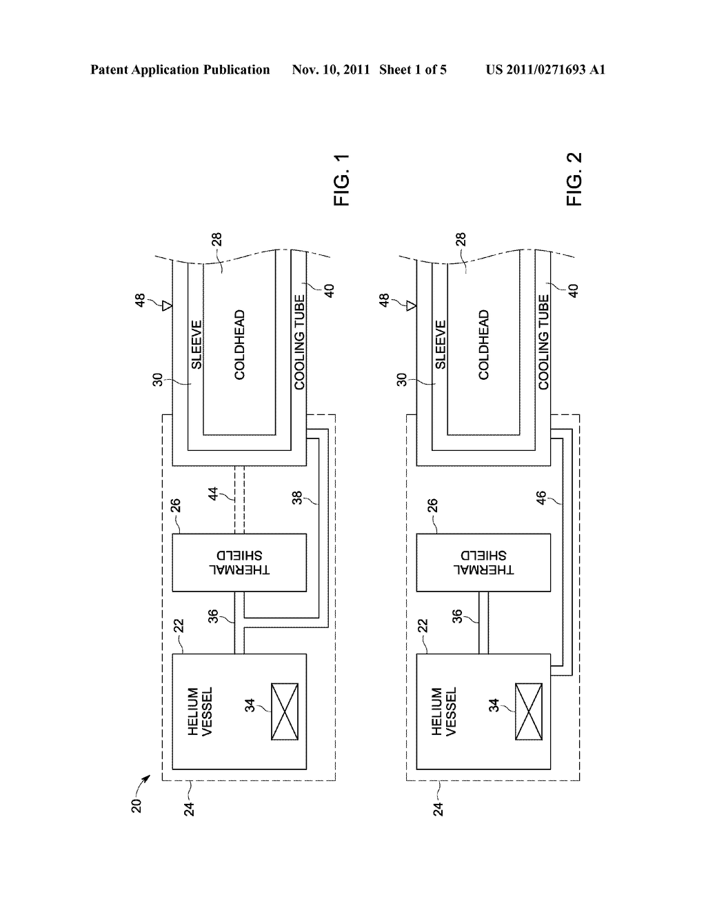 SYSTEM AND METHOD FOR REMOVING HEAT GENERATED BY A HEAT SINK OF MAGNETIC     RESONANCE IMAGING SYSTEM - diagram, schematic, and image 02