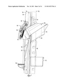 REFRIGERATOR WITH A WATER AND ICE DISPENSER HAVING AN IMPROVED ICE CHUTE     AIR SEAL diagram and image