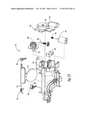 REFRIGERATOR WITH A WATER AND ICE DISPENSER HAVING AN IMPROVED ICE CHUTE     AIR SEAL diagram and image