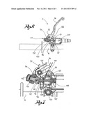 Actuating Device with Collapsible Lever diagram and image