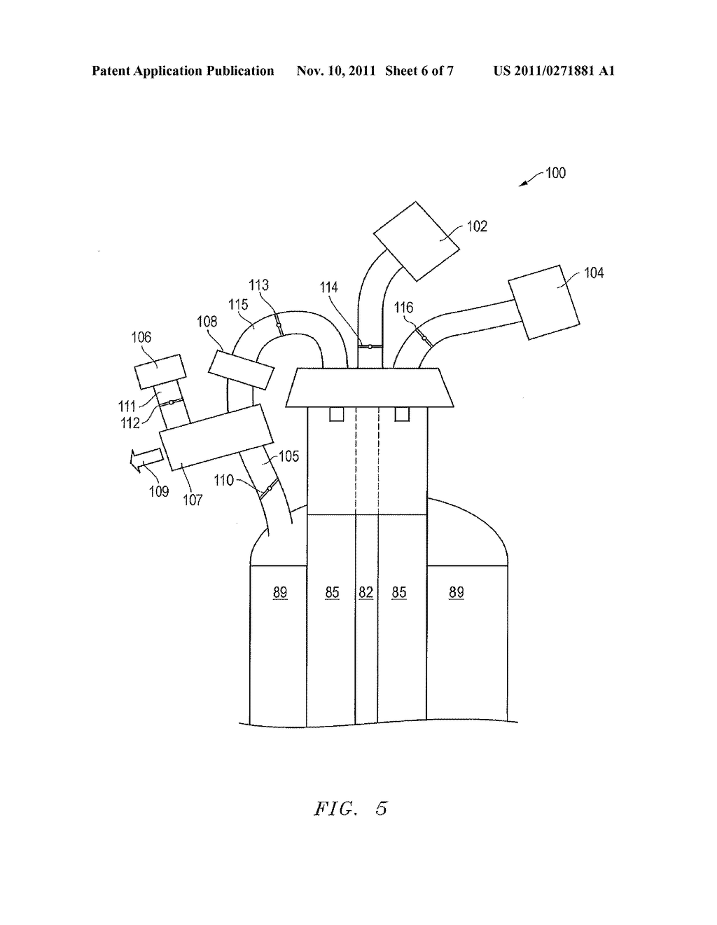 METHODS, COMPOSITIONS, AND BURNER SYSTEMS FOR REDUCING EMISSIONS OF CARBON     DIOXIDE GAS INTO THE ATMOSPHERE - diagram, schematic, and image 07