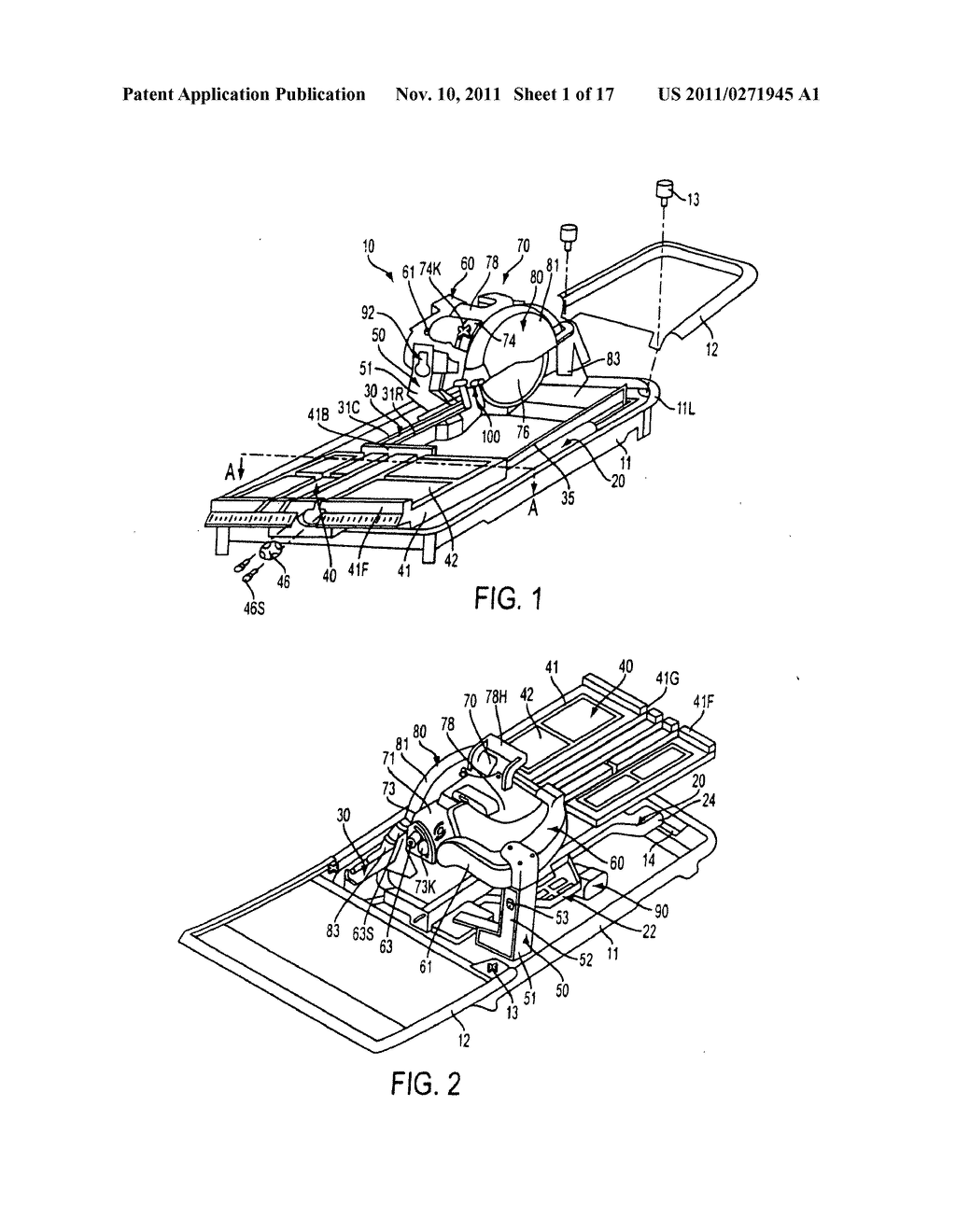 TILE SAW - diagram, schematic, and image 02