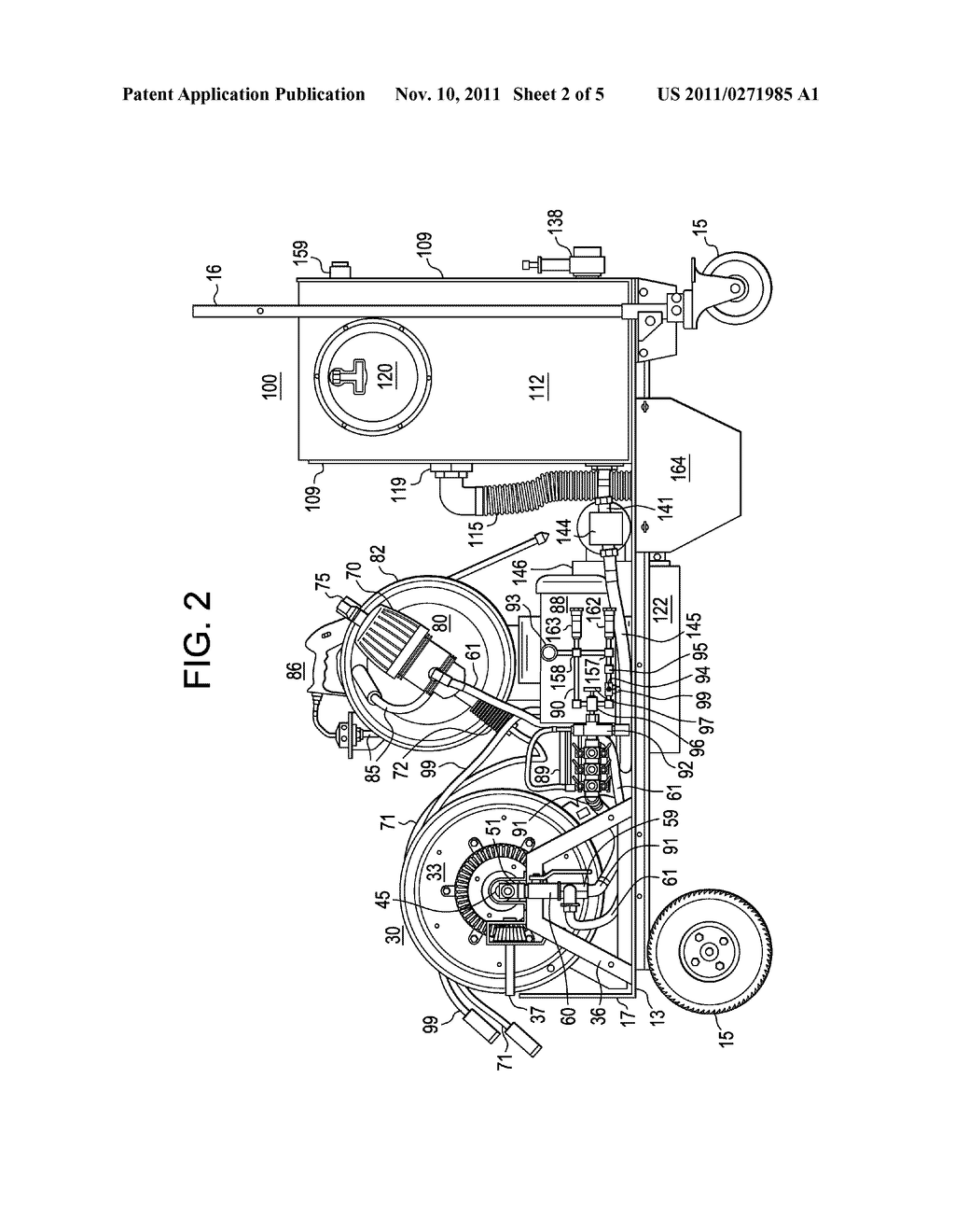 Surface Cleaning with Concurrently Usable Prespray and Rinse Units - diagram, schematic, and image 03