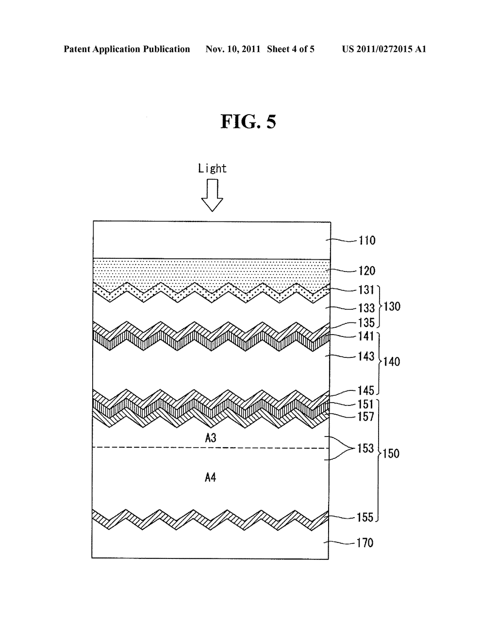 THIN FILM SOLAR CELL AND METHOD FOR MANUFACTURING THE SAME - diagram, schematic, and image 05