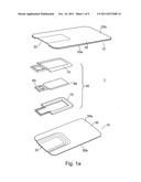 USB DEVICE HOLDER AND PRINTED MEDIUM SUPPORT CONTAINING THE SAME diagram and image