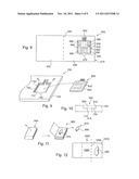 USB DEVICE HOLDER AND PRINTED MEDIUM SUPPORT CONTAINING THE SAME diagram and image