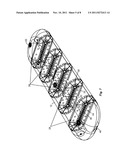 FLEXIBLE LIQUID TRANSPORT TANK WITH SURGE DAMPENING BAFFLES diagram and image