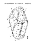 FLEXIBLE LIQUID TRANSPORT TANK WITH SURGE DAMPENING BAFFLES diagram and image