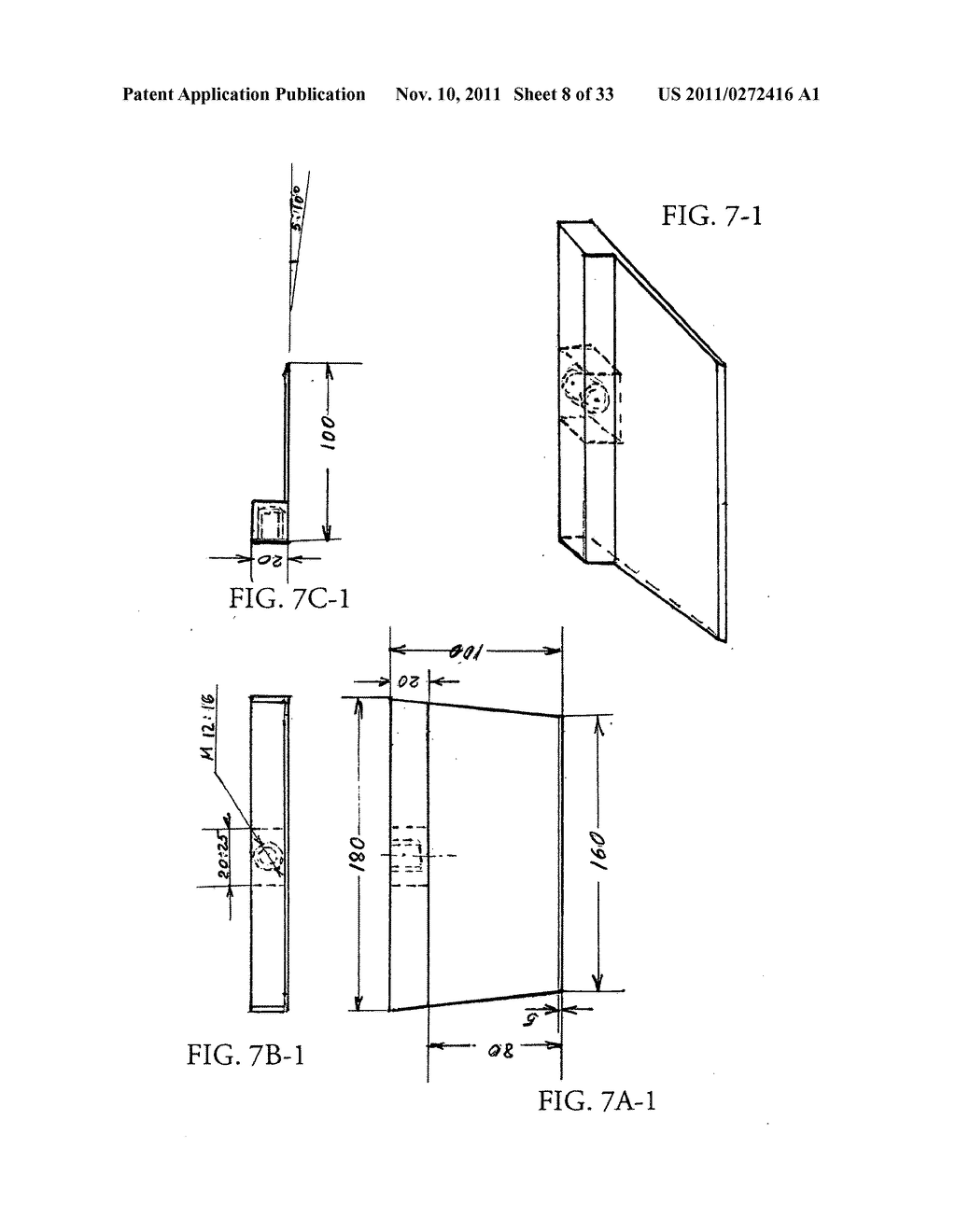 Portable waste receptacle/dustpan - diagram, schematic, and image 09