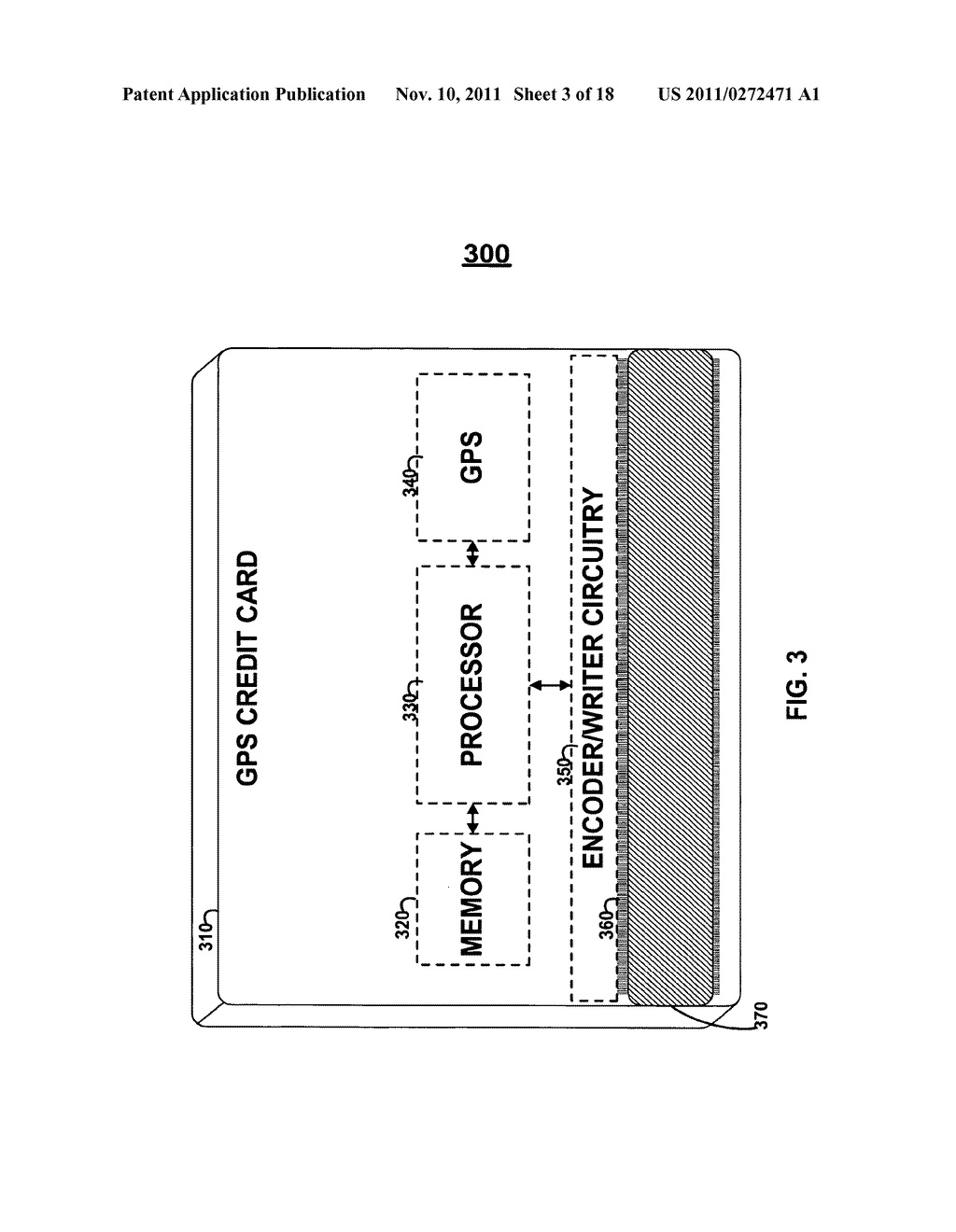 DYNAMIC CREDIT CARD WITH MAGNETIC STRIPE AND EMBEDDED ENCODER AND METHODS     FOR USING THE SAME TO PROVIDE A COPY-PROOF CREDIT CARD - diagram, schematic, and image 04