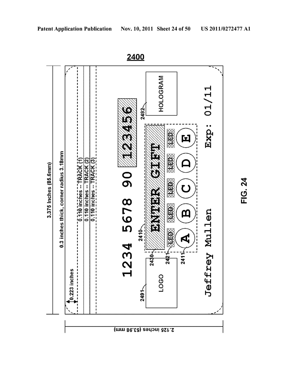 PAYMENT CARDS AND DEVICES WITH DISPLAYS, CHIPS, RFIDS, MAGNETIC EMULATORS,     MAGENTIC DECODERS, AND OTHER COMPONENTS - diagram, schematic, and image 25