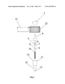 Push-Type Spraying Mineral Water Bottle diagram and image