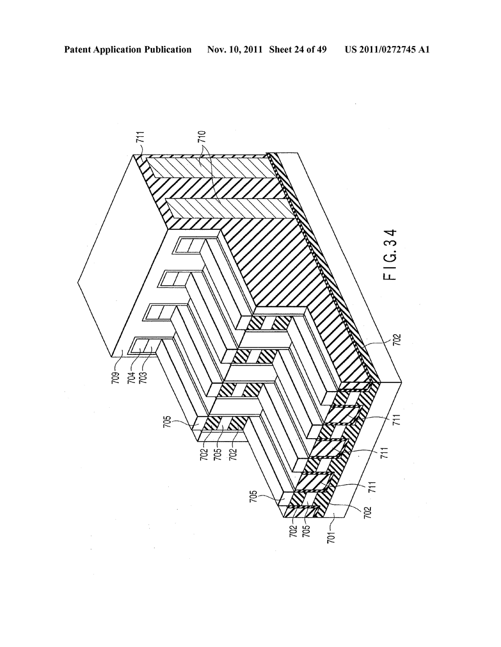 SEMICONDUCTOR MEMORY AND METHOD OF MANUFACTURING THE SAME - diagram, schematic, and image 25