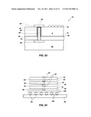 SEMICONDUCTOR DICE INCLUDING AT LEAST ONE BLIND HOLE, WAFERS INCLUDING     SUCH SEMICONDUCTOR DICE, AND INTERMEDIATE PRODUCTS MADE WHILE FORMING AT     LEAST ONE BLIND HOLE IN A SUBSTRATE diagram and image