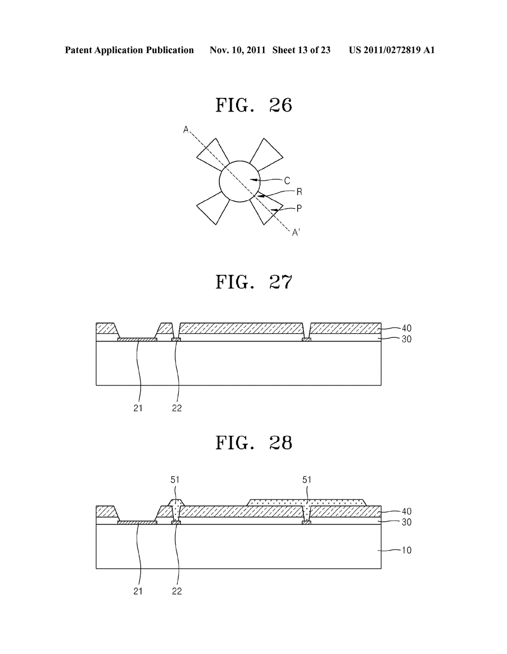 WAFER LEVEL PACKAGE AND METHODS OF FABRICATING THE SAME - diagram, schematic, and image 14