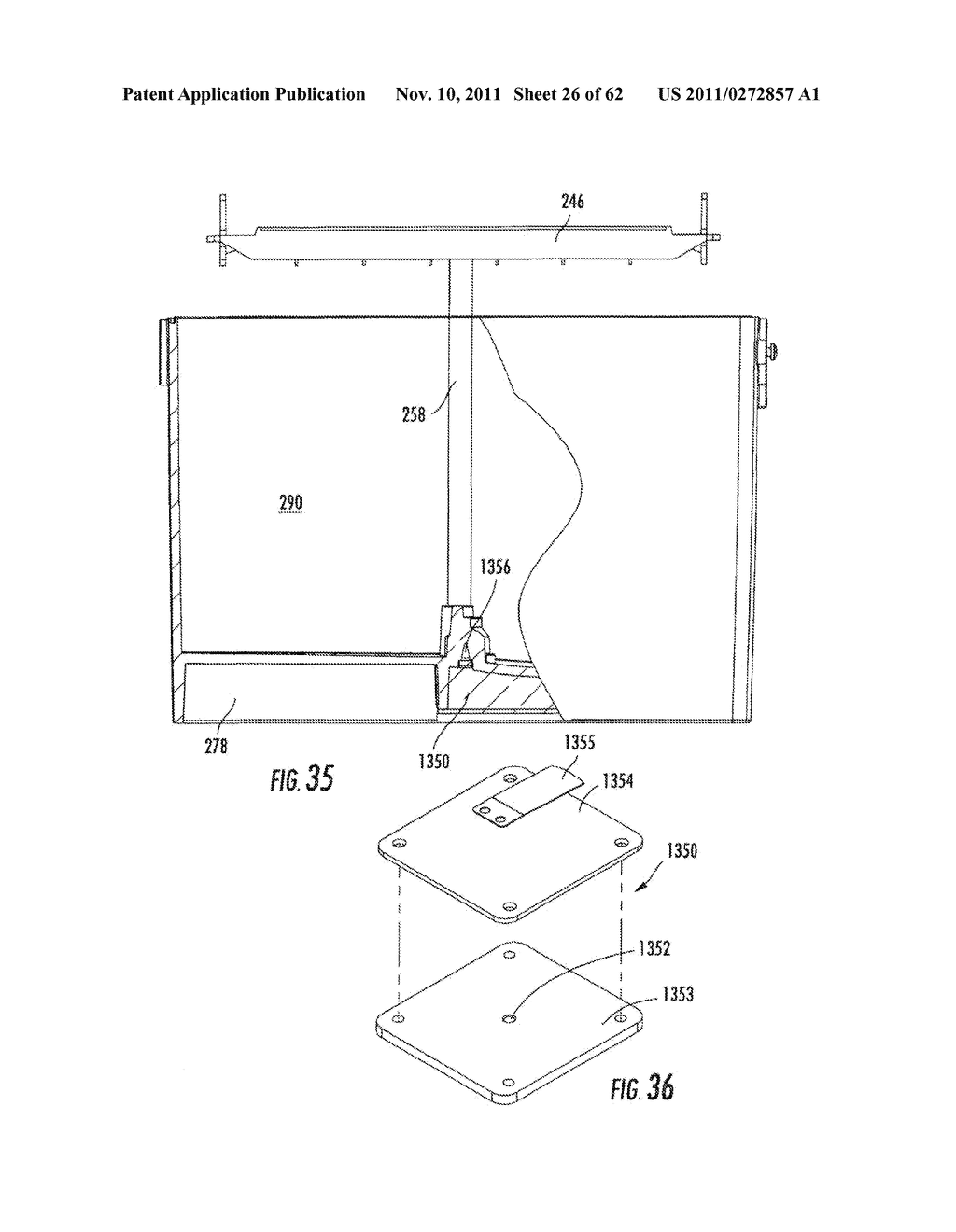 Elevator and Method for Tilting Solid Image Build Platform for Reducing     Air Entrainment and for Build Release - diagram, schematic, and image 27