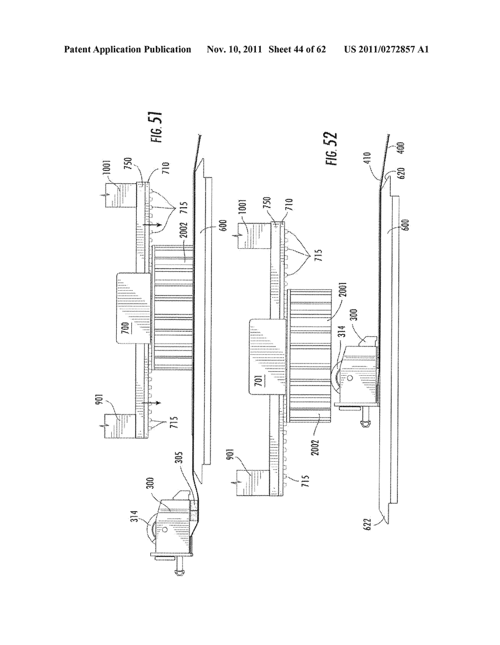 Elevator and Method for Tilting Solid Image Build Platform for Reducing     Air Entrainment and for Build Release - diagram, schematic, and image 45