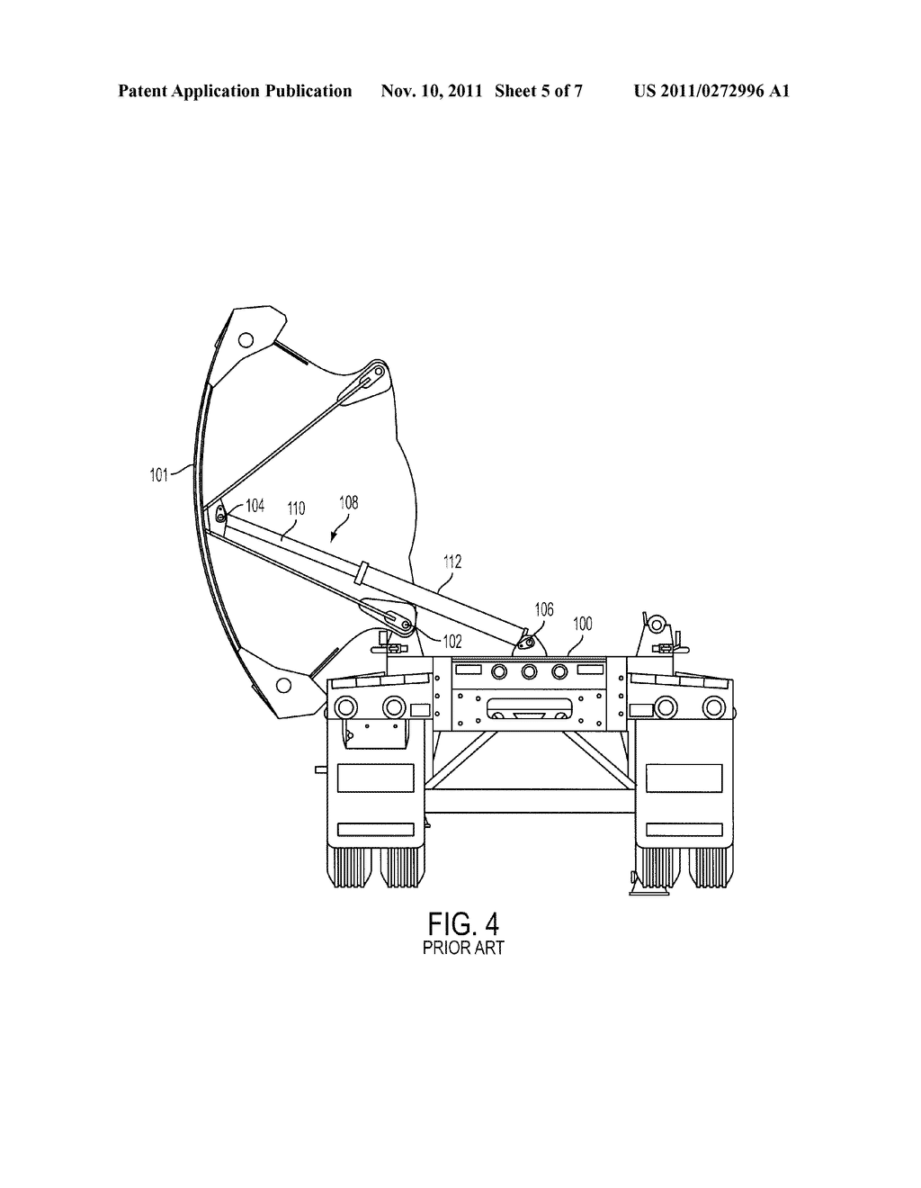 DUMP DEVICE FOR SIDE DUMP TRAILER - diagram, schematic, and image 06