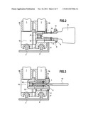 DEVICE FOR LOCKING THE DOORS OF A SHOWCASE diagram and image