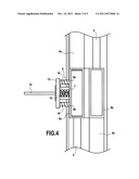 DEVICE FOR LOCKING THE DOORS OF A SHOWCASE diagram and image