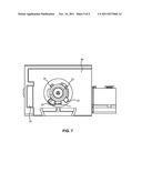 DEVICE FOR LOCKING THE DOORS OF A SHOWCASE diagram and image