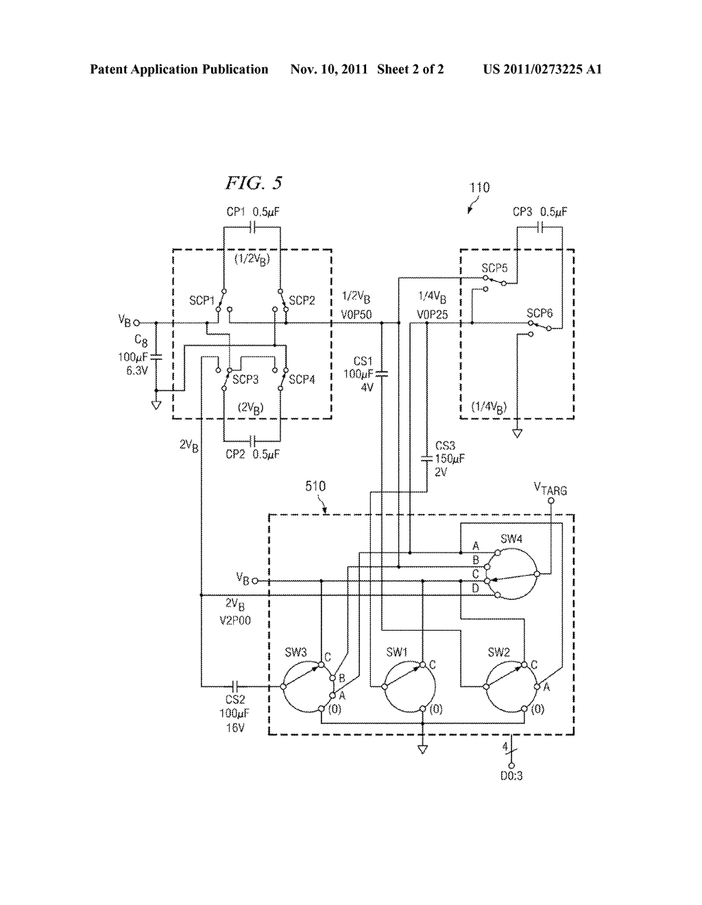 PULSE GENERATOR HAVING AN EFFICIENT FRACTIONAL VOLTAGE CONVERTER AND     METHOD OF USE - diagram, schematic, and image 03