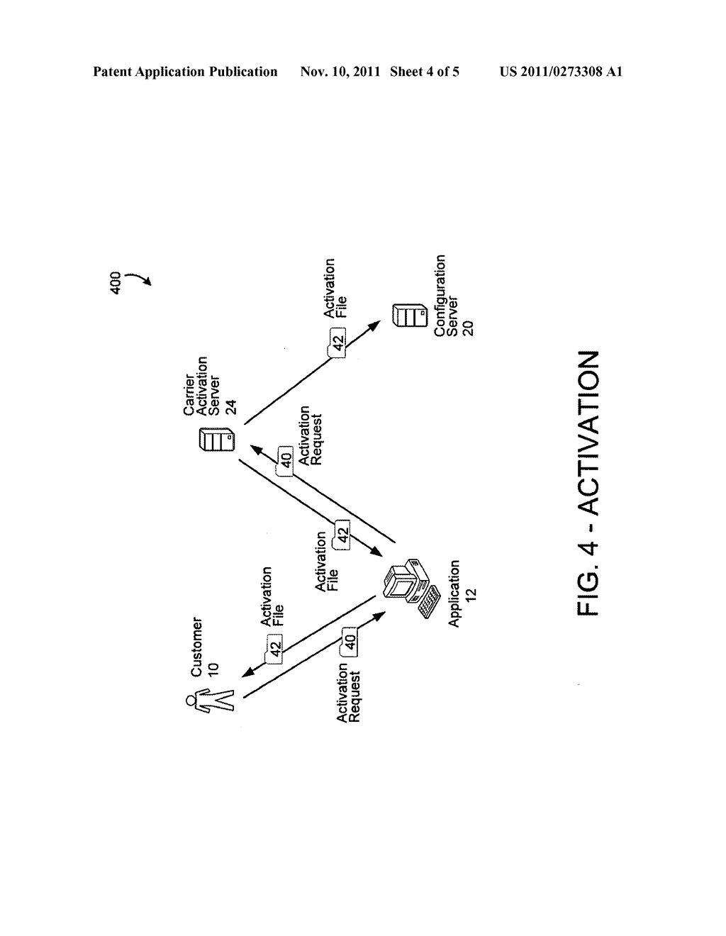Systems and Methods for Auto-Configuration of a Generic Data Device on a     Wireless Network - diagram, schematic, and image 05