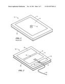 COMBINATION RADIO FREQUENCY IDENTIFICATION AND ELECTRONIC ARTICLE     SURVEILLANCE ANTENNA SYSTEM diagram and image