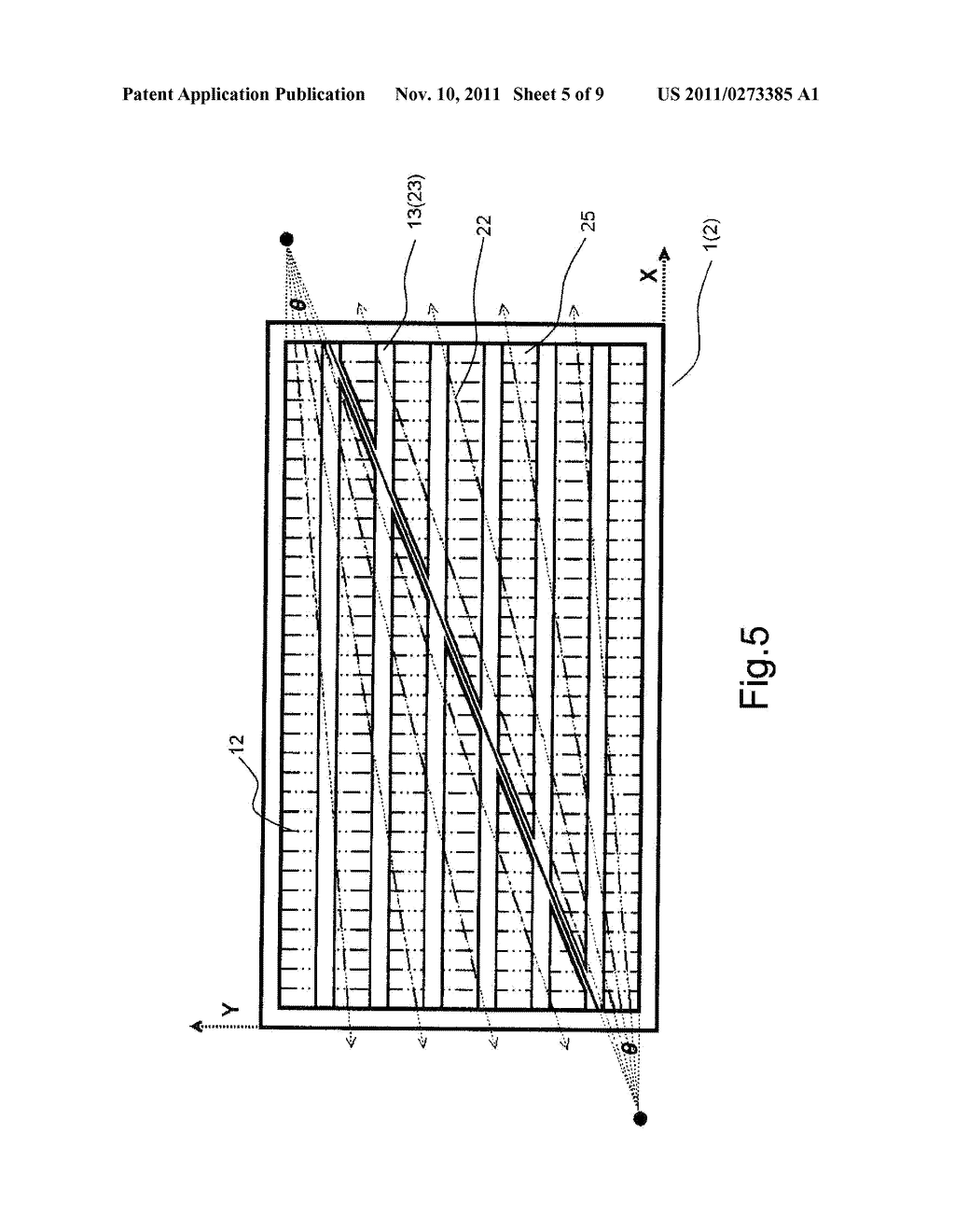 Sensing Structure and Method of Touch Spot of Resistive Touch Panel - diagram, schematic, and image 06