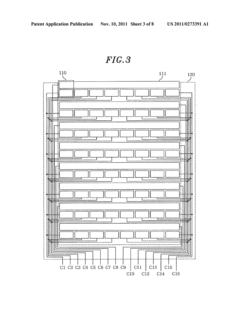 TOUCH LOCATION DETECTING PANEL HAVING A SIMPLE LAYER STRUCTURE - diagram, schematic, and image 04