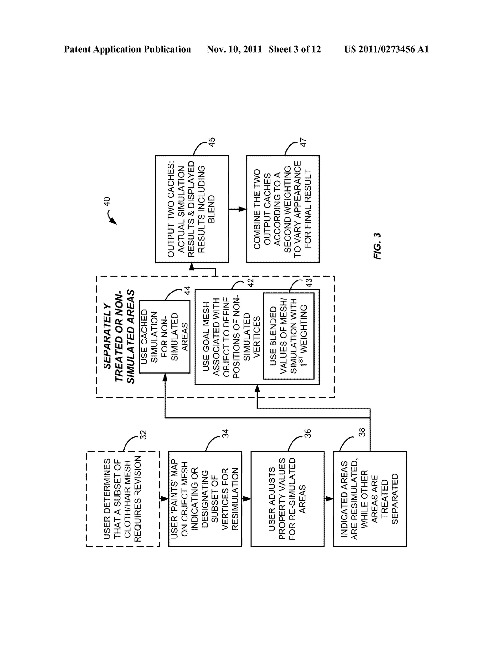 SYSTEM AND METHOD FOR PARTIAL SIMULATION AND DYNAMIC CONTROL OF SIZES OF     ANIMATED OBJECTS - diagram, schematic, and image 04