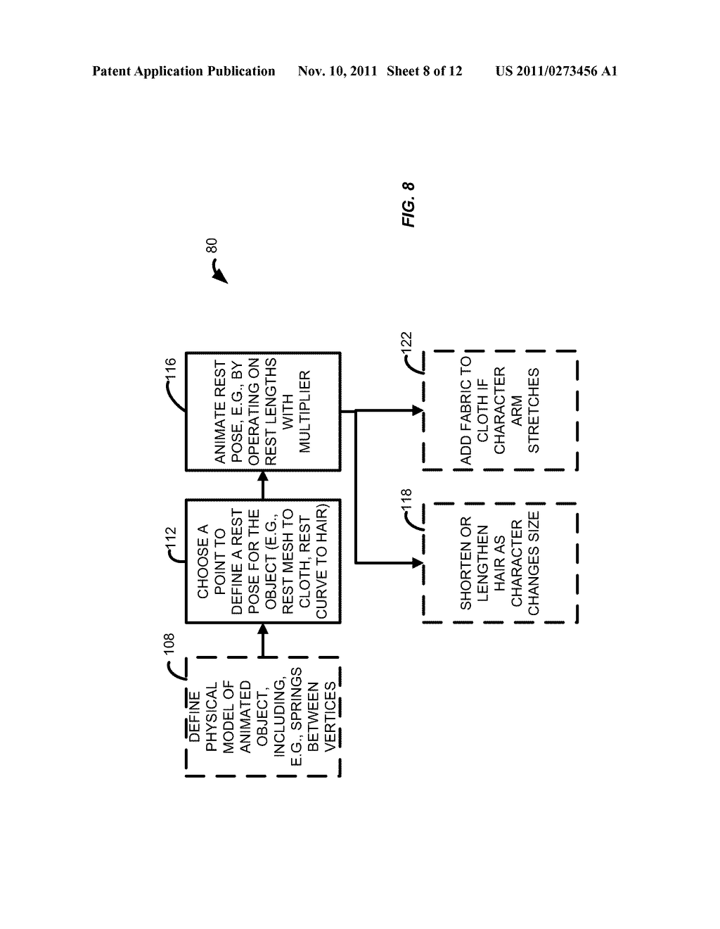 SYSTEM AND METHOD FOR PARTIAL SIMULATION AND DYNAMIC CONTROL OF SIZES OF     ANIMATED OBJECTS - diagram, schematic, and image 09