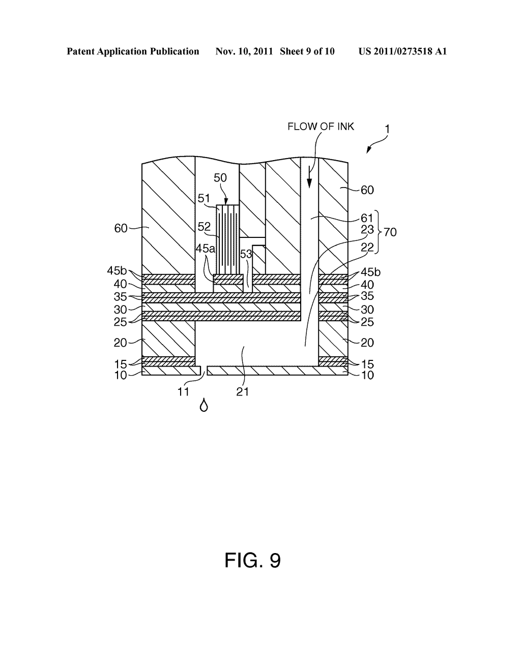 LIQUID DROPLET EJECTION HEAD AND LIQUID DROPLET EJECTION APPARATUS - diagram, schematic, and image 10