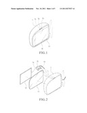 Electronic Infrared Wide-Angle and Safety-Promotion External Vehicular     Back Mirror diagram and image