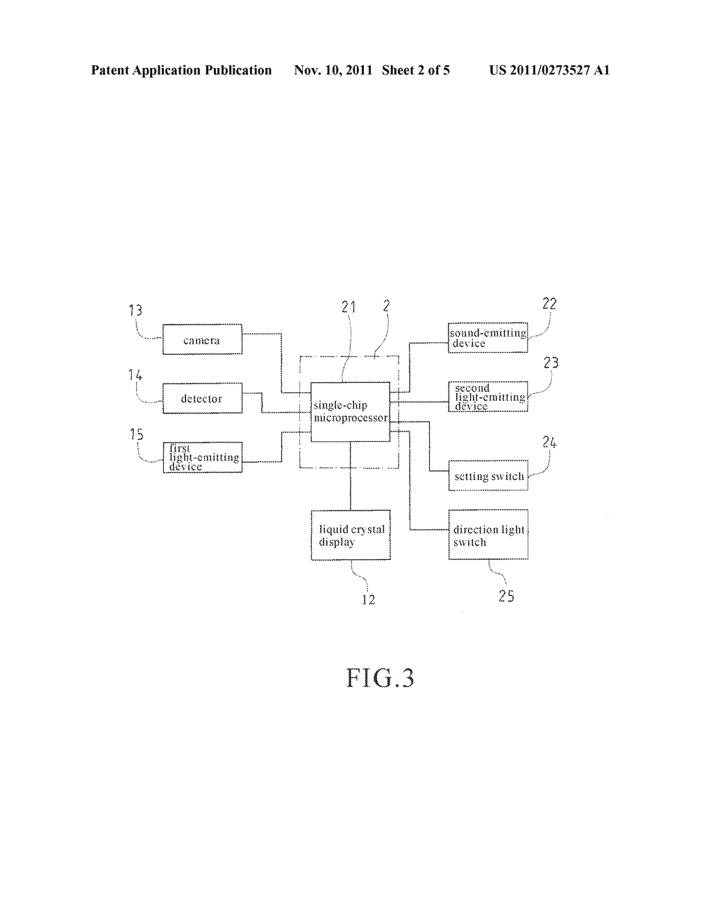 Electronic Infrared Wide-Angle and Safety-Promotion External Vehicular     Back Mirror - diagram, schematic, and image 03