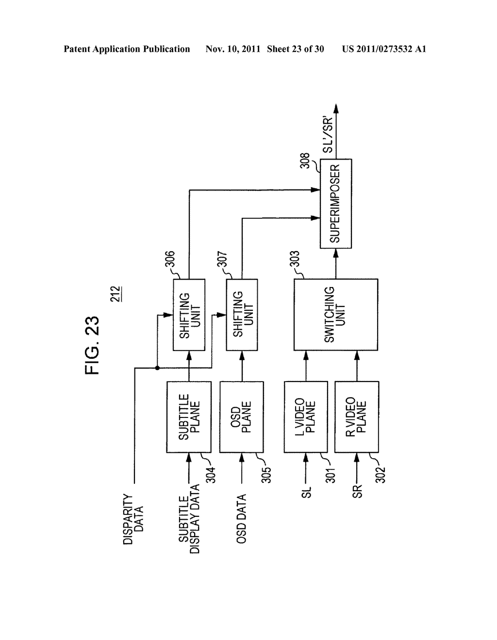 Apparatus and method of transmitting stereoscopic image data and apparatus     and method of receiving stereoscopic image data - diagram, schematic, and image 24