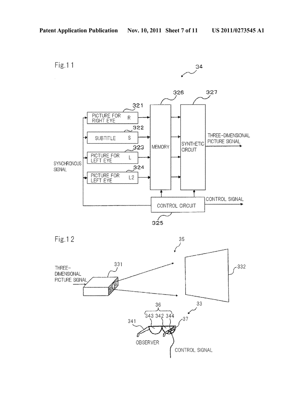 THREE-DIMENSIONAL PICTURE VIEWING SYSTEM, DISPLAY SYSTEM, OPTICAL SHUTTER,     AND THREE-DIMENSIONAL PICTURE VIEWING METHOD - diagram, schematic, and image 08