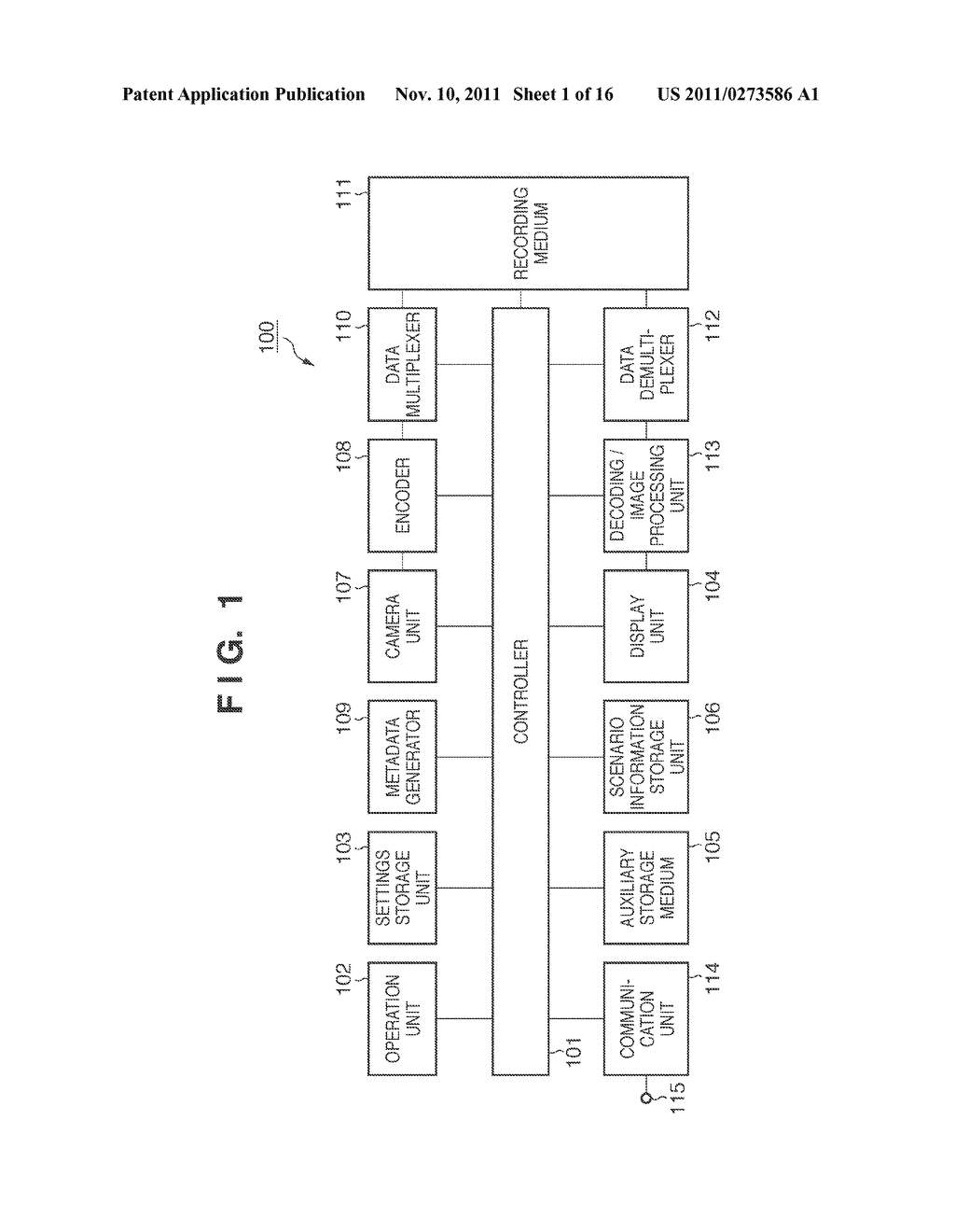 VIDEO RECORDING APPARATUS AND CONTROL METHOD THEREOF - diagram, schematic, and image 02