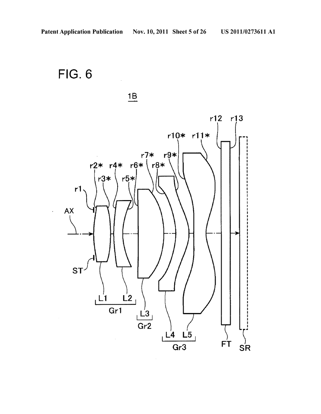 Single-Focus Optical System, Image Pickup Device, and Digital Apparatus - diagram, schematic, and image 06