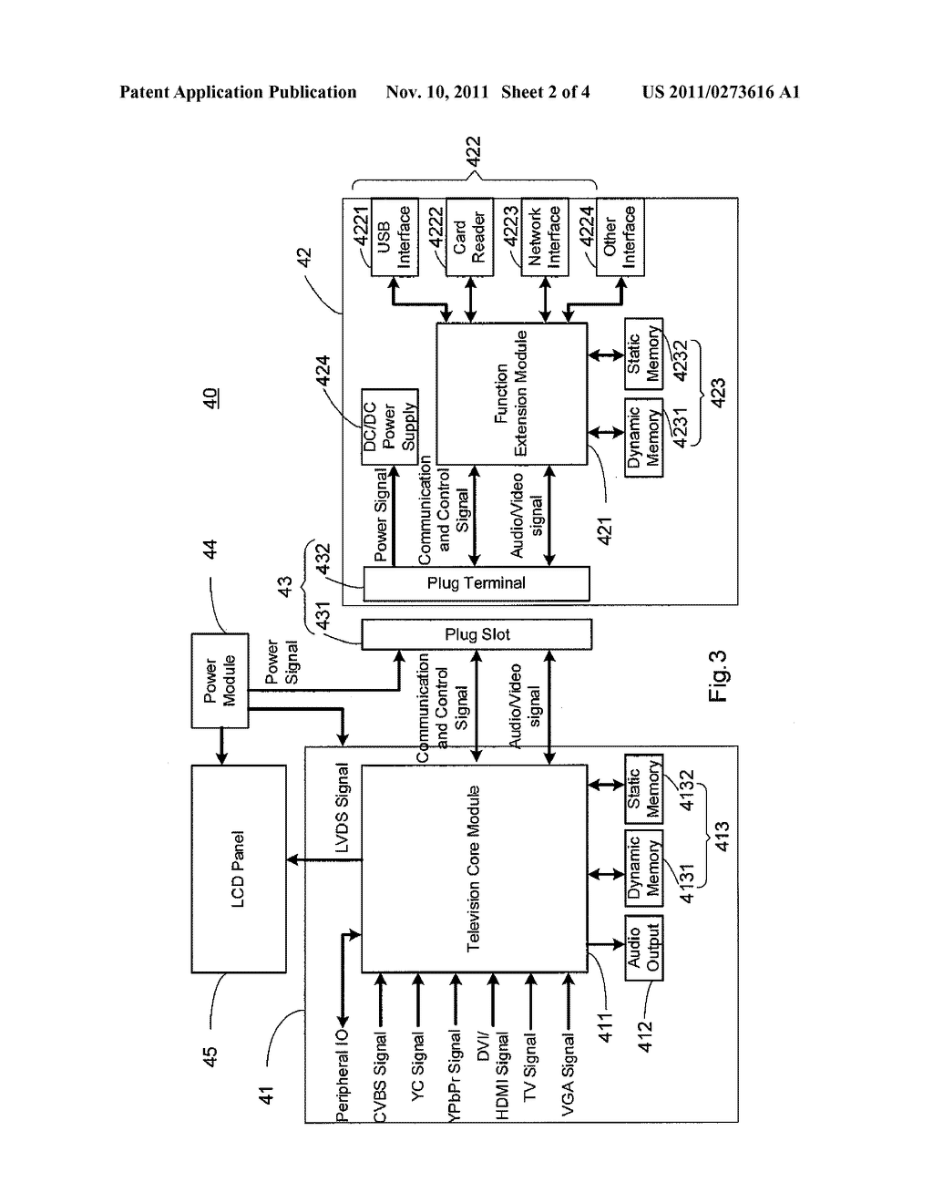 Television Capable of Implementing Function Extension - diagram, schematic, and image 03