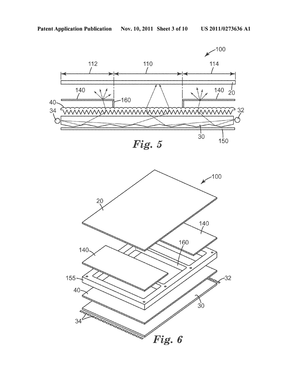 EMBEDDED STEREOSCOPIC 3D DISPLAY AND 2D DISPLAY FILM STACK - diagram, schematic, and image 04