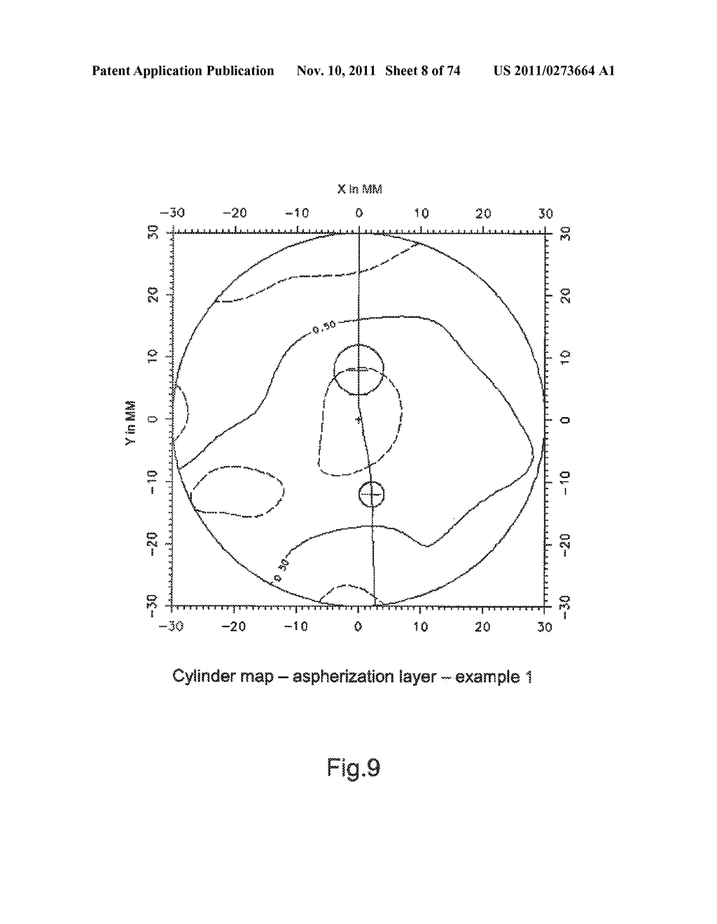 METHOD FOR DETERMINING AN ASPHERIZATION LAYER FOR AN OPHTHALMIC LENS - diagram, schematic, and image 09