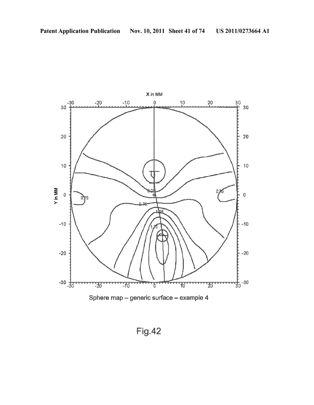 METHOD FOR DETERMINING AN ASPHERIZATION LAYER FOR AN OPHTHALMIC LENS - diagram, schematic, and image 42