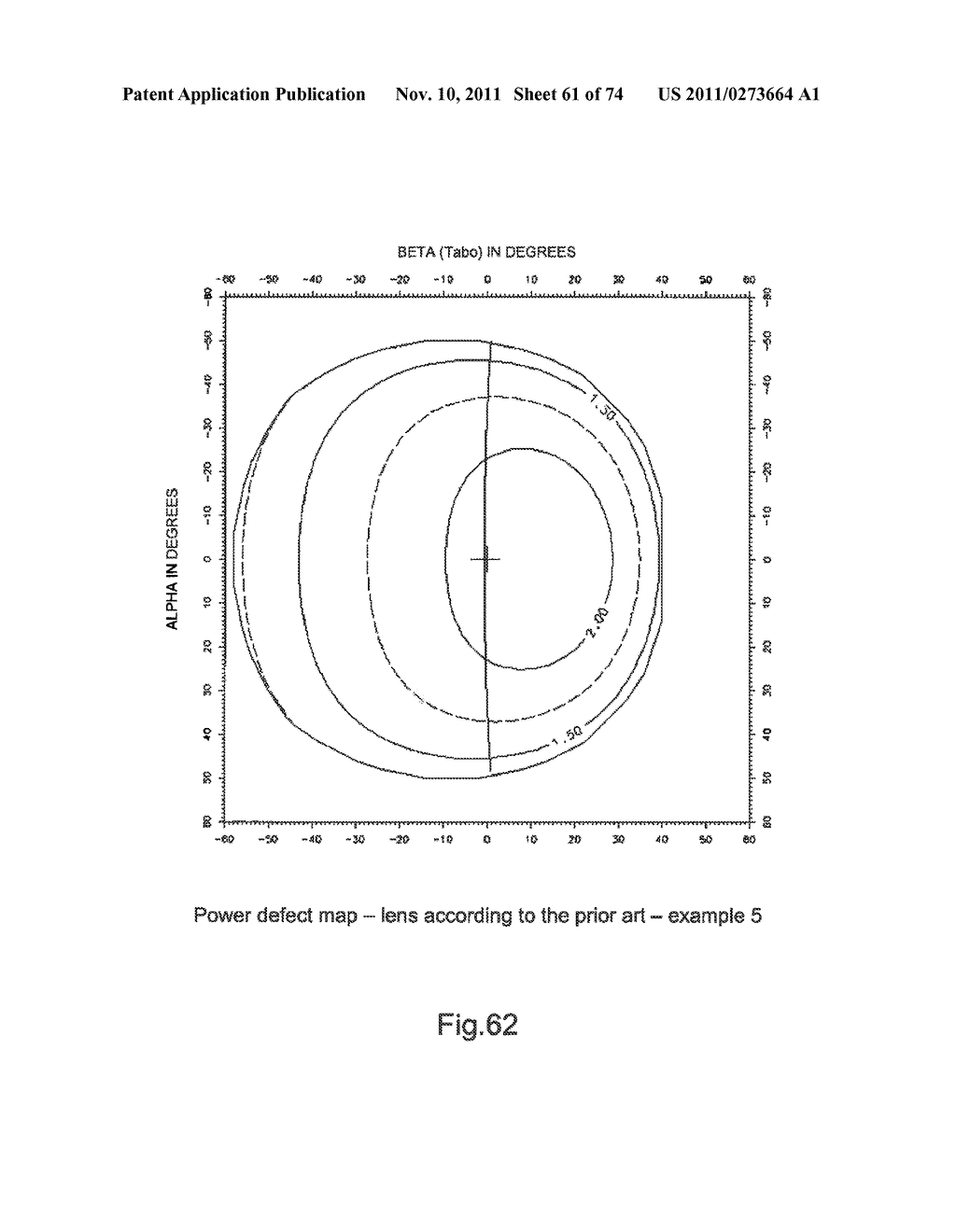 METHOD FOR DETERMINING AN ASPHERIZATION LAYER FOR AN OPHTHALMIC LENS - diagram, schematic, and image 62